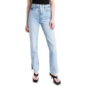 NWOT | Good American Good Boy Jeans Hi Rise Button Fly | Indigo381 wash | Size 8